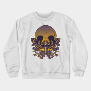 Purple Death Moth Crewneck Sweatshirt